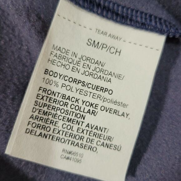 Under Armour Mens Small Fleece Specialist Vest Grid Blue Full Zip Pockets NEW - Picture 12 of 16